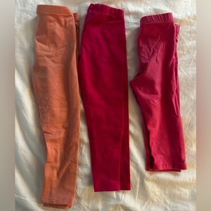 Toddler Pink Leggings - 3 pack
